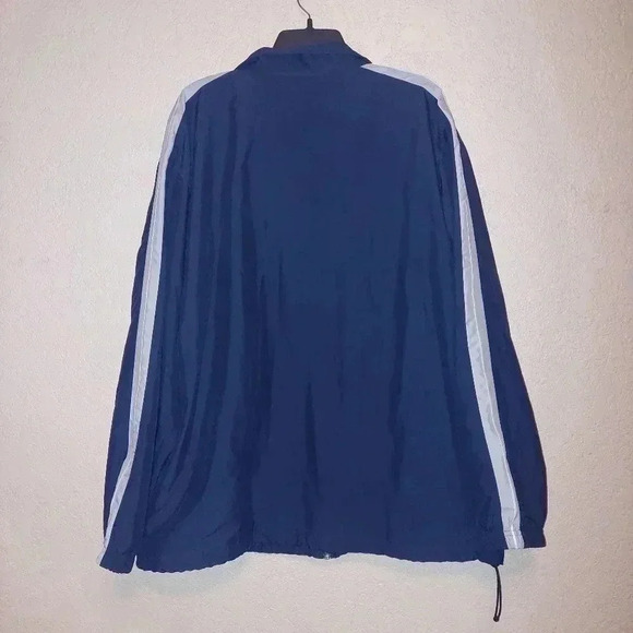 Reebok Blue & Gray White Long Sleeve Full Zip Mens jacket XL - Picture 2 of 7